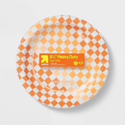 Halloween Disposable Plates - Checkered - 8.5"- 44ct - up&up™