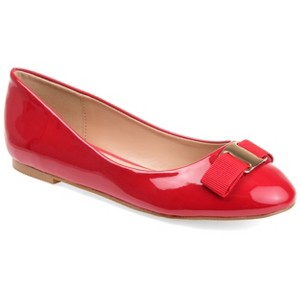 Journee Collection Womens Kim Slip On Round Toe Ballet Flats - 1 of 4