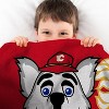 Sleep Squad Calgary Flames Harvey the Hound Mascot 60 x 80 Raschel Plush Blanket - image 4 of 4