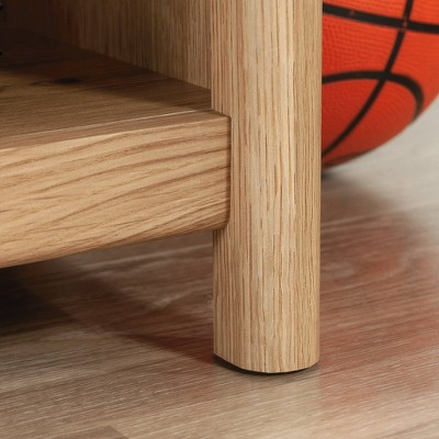 Dover Edge Timber Oak Cubby Storage Bookcase with Adjustable Shelves