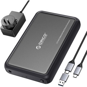 ORICO 3.5 Hard Drive Enclosure SATA to USB C Compatible for 3.5" 2.5" Seagate - 1 of 3