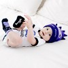 Pavilion Gift Company - Purple Snuggle Monster - 0-12 Month Non-slip Baby Socks - Socks - 3 of 4
