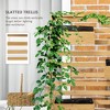 Aghana Digitals 5-Tier Wooden Plant Trellis with Hanging Planter Boxes, Freestanding Fir Wood Stand - 4 of 4