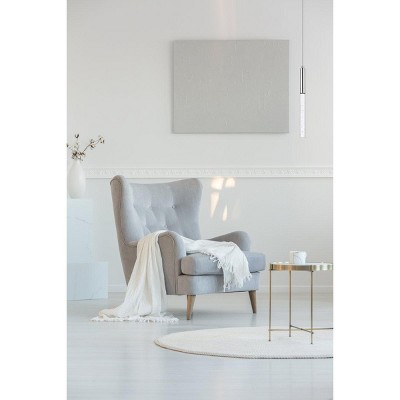 Ruelle Chrome Crystal LED Pendant Light