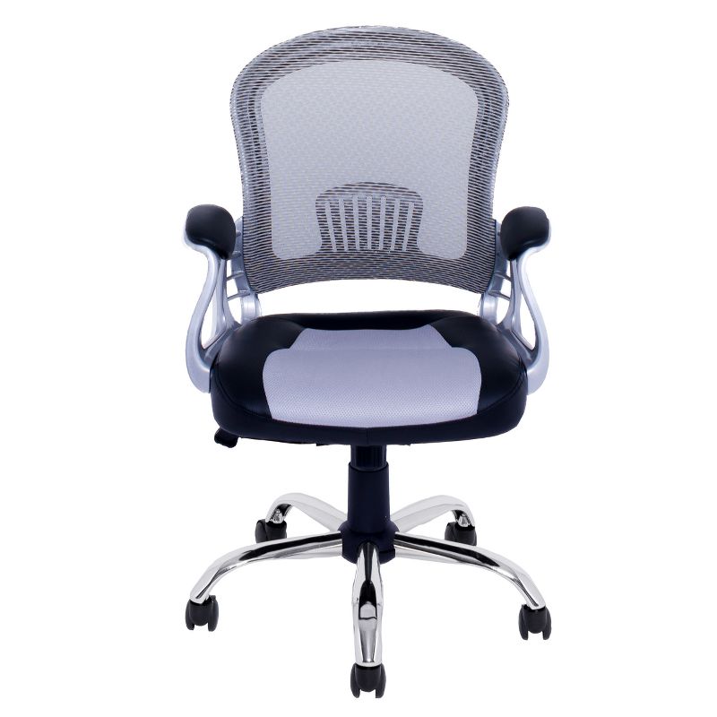 Workspace Executive Office Chair Leatherette and Mesh - CorLiving, 5 of 12