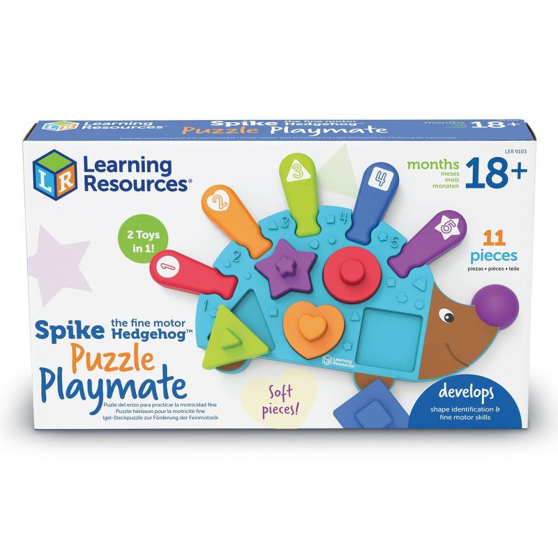 Learning Resources Spike the Fine Motor Hedgehog Puzzle Playmate, 6 of 7