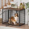 Tinyhomie 47 inch Dog Crate Furniture 3 Doors for Large Medium Dogs Rustic Brown - 2 of 4