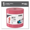 WypAll Power Clean X80 Heavy Duty Cloths, Jumbo Roll, 12.4 x 12.2, Red, 475 Wipers / Roll - 2 of 4