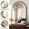 Arched Wall Mirror, athroom Mirror, Wall Mounted Vanity Mirror for Hanging or Leaning Use - 3 of 4