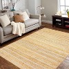 Washable Modern Plaid Rug – Foldable Thin Non-Slip Non-Shedding Easy-Care Carpet for Living Room Bedroom Kitchen Dining Room. - 3 of 4