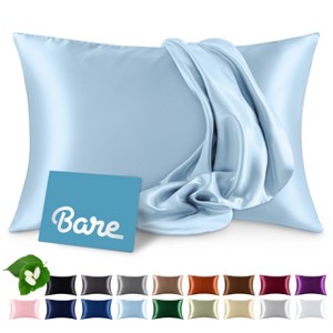 1 Pc 100% Mulberry Silk Pillowcase for Hair and Skin, 19 Momme Silk - Bare Home - 1 of 4