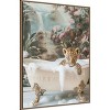 Amanti Art Leopard Spa Retreat by Niky Rahner Framed Canvas Wall Art - 2 of 4