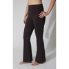 Yogalicious Womens Lux Foldover 7/8 Flare Leg Pant - 2 of 3
