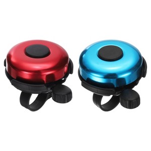 Unique Bargains Aluminum Loud Clear Sound Classic Scooters Bicycle Bells 2 Pcs 2.3" - 1 of 4