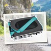 Munora - Cargo Bike Trailer for Pets - Blue/Grey - 51.25"L x 28.75"W x 35.5"H - Large 20" Wheels - 4 of 4
