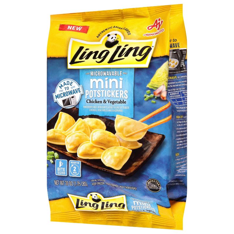 Ling Ling Frozen Mini Potstickers - Chicken and Vegetable - 20oz, 3 of 7