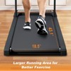 Sevobal Treadmills Silent and Space Efficient, Design Ideal for Home and Office Workouts with Abundant Accessories, Orange, 18.5"*43.1"*4.3" - 3 of 4