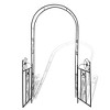 VidaXL Garden Arch Door - 3 of 4