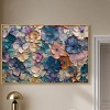 Art Remedy Jewel Flowers Colorful buterfly and flowers wall art Framed - 2 of 4