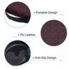 Unique Bargains PU Leather Portable Grid Tote Dividers CD Case Holder 2 Pcs - 4 of 4