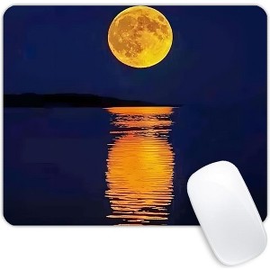Core Electro Non-Slip Rubber Base Mouse Pad Shining Moon One Size - 1 of 4
