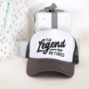 Pavilion Gift Company - Legend - Dark Gray Adjustable Trucker Hats - Hats - 4 of 4