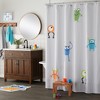 SKL Home Saturday Knight Ltd Monsters Design Creature Shaped Bright Colores With High/Low Tufting Rug - 27x27", Multi - 2 of 4