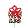 Round Top Collection 32.5 Inch Leopard Packages Christmas Wrapped Gifts Decorative Garden Stakes - 3 of 3