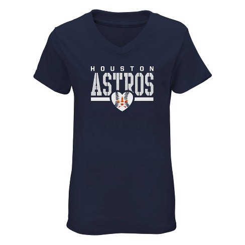 MLB Houston Astros Girls' T-Shirt - XS