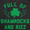 Mens Funny T Shirts Full Of Shamrocks And charm Sarcastic St Patricks Day Graphic Tee For Men - Crazy Dog Men's T Shirt - 2 of 4