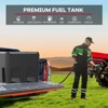 48 Gallon Portable Gasoline Tank, 10 GPM 12V Electric Transfer Pump with Auto Shut-Off Nozzle - 2 of 4