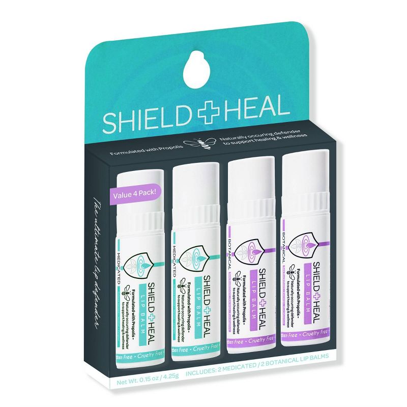 Shield+Heal Medicated &#38; Botanical Multipack Lip Balm - 4pk, 2 of 8