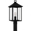 Quoizel Lighting Fletcher 1 - Light Post Light in  Earth Black - 4 of 4