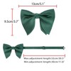 INSPIRE CHIC Men's Pre-tied Adjustable Satin Bow Tie - 3 of 4
