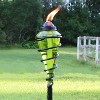 Sunnydaze Outdoor Adjustable Height Glass and Metal Swirl Patio and Lawn Torch Set - 3 of 4