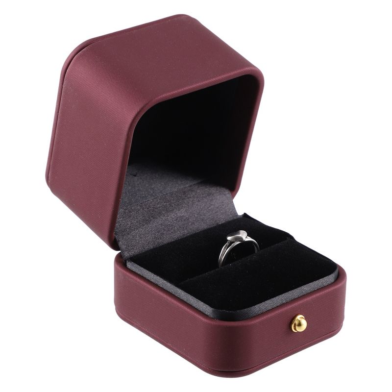 Unique Bargains Wedding Single Ring Box 2.6″x2.4″x2.36″ 1 Pc, 3 of 7
