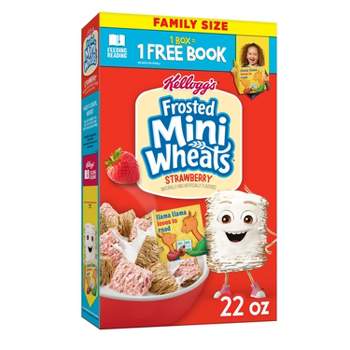 Frosted Mini Wheats Strawberry Breakfast Cereal - 22oz - Kellogg's