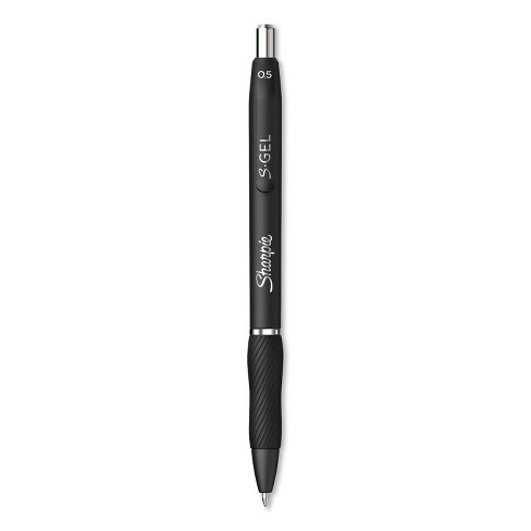 Sharpie S-Gel S-Gel Retractable Gel Pen Fine 0.5 mm BLK Ink 2096145
