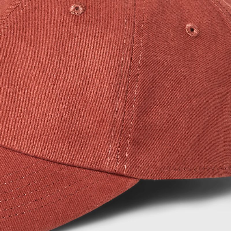 Men&#39;s Cotton Washed 6-Panel Baseball Hat - Goodfellow &#38; Co&#8482; Red, 5 of 6