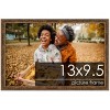 PosterPalooza | Photo Size Textured Gold Picture Frame - UV Acrylic, Foam Board Backing, Hanging Hardware - 2 of 4