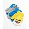 Baby Shark Boys 4 Pack Winter Gloves or Mittens, Kids Ages 2-7 - 4 of 4
