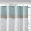 LunaLulinlk Printed and Embroidered Shower Curtain - 3 of 4