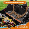 JOYRACER 24 Volt 4X4 Ride on Toys with 2 Seat, 600W Power UTV Car 4 Wheeler for Big Kids with Remote Control, Storage, 3 Speeds, Bluetooth Music - 4 of 4