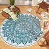 Design Imports Outdoor Round Sunflower - Blue - 5 Ft - 3 of 4