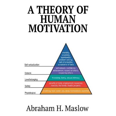A Theory of Human Motivation - by  Abraham H Maslow (Paperback)