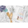C&F Home "The Easter Bunny Stops Here" Spring Rabbit Embroidered Cotton Flour Sack Kitchen Dishtowel - 3 of 4