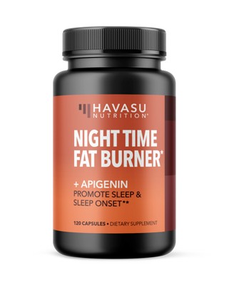 Night Time Fat Burner + Apigenin Capsules, Havasu Nutrition, 120ct