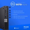 Refurbished Dell OptiPlex 5070 Micro Computer-Octa Core Intel i7-8GB RAM-250GB NVMe-Keyboard & Mouse-Speaker-Windows 11 Pro-Manufacturer Refurbished - 3 of 4