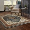 Oriental Weavers Aberdeen 005W1 Blue / Multi Indoor Area Rug - 3'3" x 5' - 2 of 4