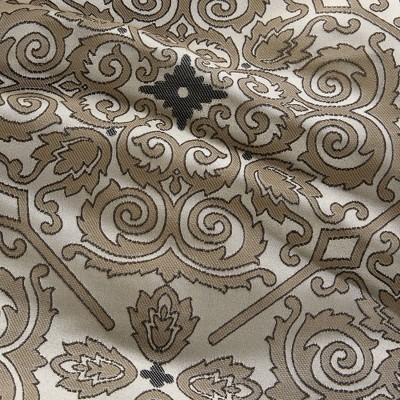 Black Jacquard Queen Comforter Set with Embroidered Shams